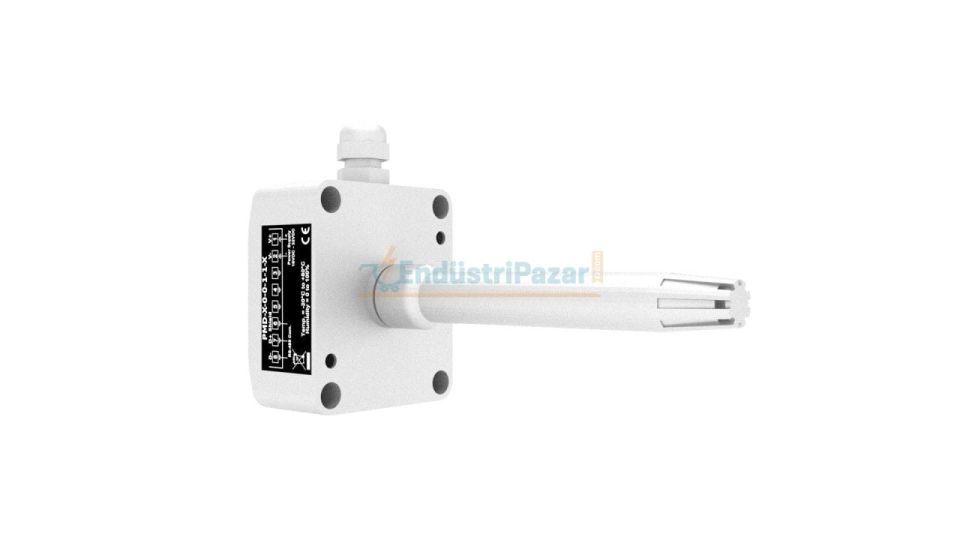 PMDL-D-0/0.1.1.1 Kanal Tipi RS-485 Haberleşmeli 59mm Dalma Boyu Nem + Sıcaklık Sensörü PRONEM MİDİ LCD EMKO