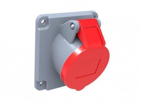 4*16A 380V EĞİK MAKİNE PRİZİ CEE NORM 3P+E IP44 BC1-1504-2420 BEMİS