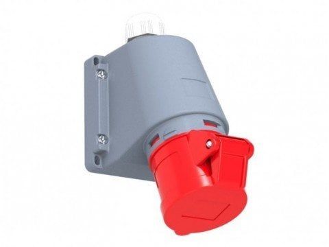 4*16A 380V EĞİK DUVAR PRİZİ CEE NORM 3P+E IP44 BC1-1504-2535 BEMİS