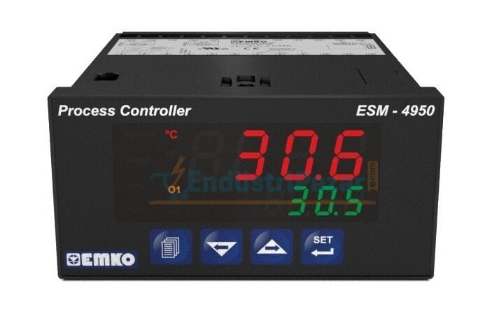 ESM-4950.1.20.1.1/00.00/0.0.0.0 Üniversal Girişli PID Smart I/O Modül Sistemli Proses Kontrol Cihazı 100..240Vac RS-232 EMKO