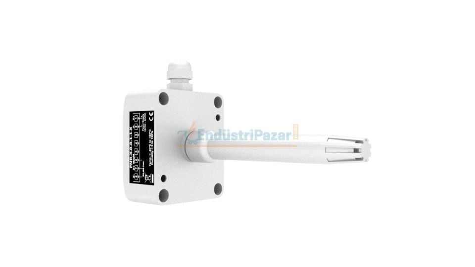 PMDL-D-H1/T1.1.0.2 Kanal Tipi Analog 0-10Vdc 159mm Dalma Boyu Nem + Sıcaklık Sensörü PRONEM MİDİ LCD EMKO