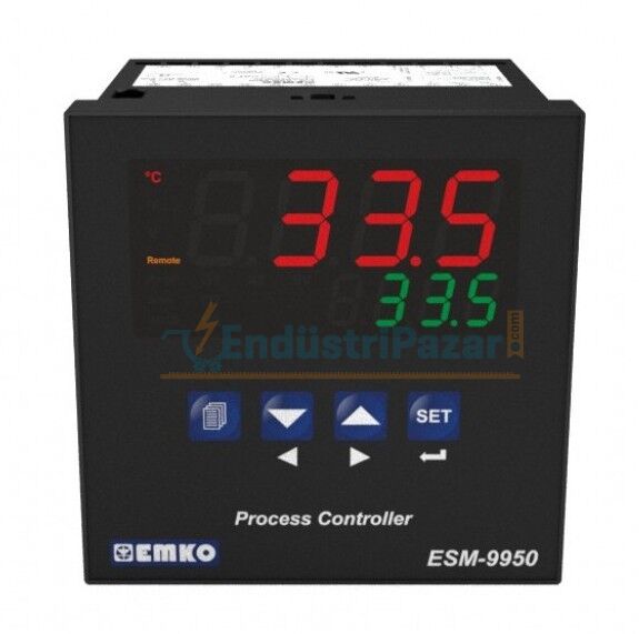 ESM-9950.1.20.1.1/00.00/0.0.0.0 Üniversal Girişli PID Smart I/O Modül Sistemli Proses Kontrol Cihazı 100..240Vac RS-232 EMKO