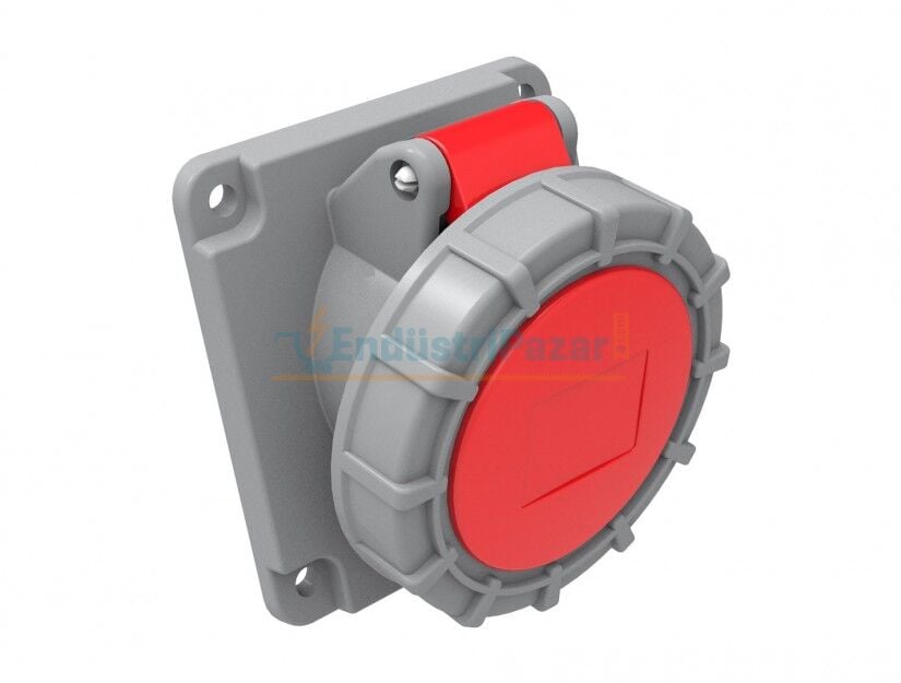 4*16A 380V 45° Eğik Makine Priz IP67 BC1-1504-7420 BEMİS