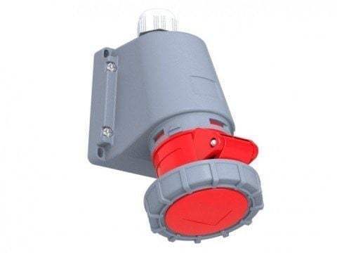 4*16A 380V EĞİK DUVAR PRİZİ CEE NORM 3P+E IP67 BC1-1504-7535 BEMİS