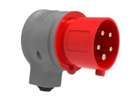 5*16A 380V EĞİK DÖNER FİŞ CEE NORM 3P+E+N IP44 BC1-1505-2130 BEMİS