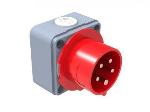 5*16A 380V DÜZ DUVAR FİŞİ CEE NORM 3P+E+N IP44 BC1-1505-2210 BEMİS