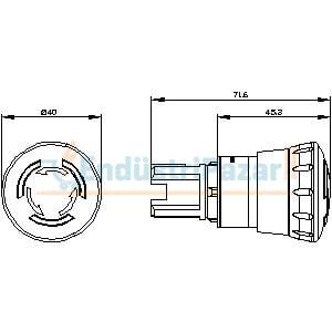 Acil Stop Butonu 3SU1051-1HB20-0AA0 SİEMENS