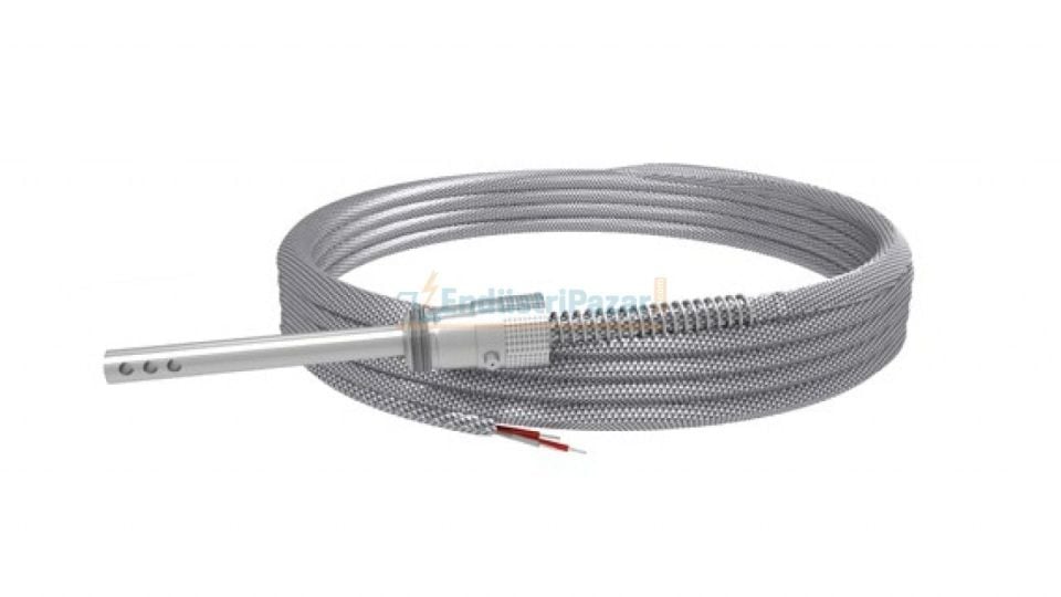 RTH-M06-L040-K03 DALMA BOYU 40MM TÜP ÇAPI 6MM 1/4*19`` KONNEKTÖRLÜ 3MT KABLOLU HAVA TİP BAYONET PT-100 EMKO
