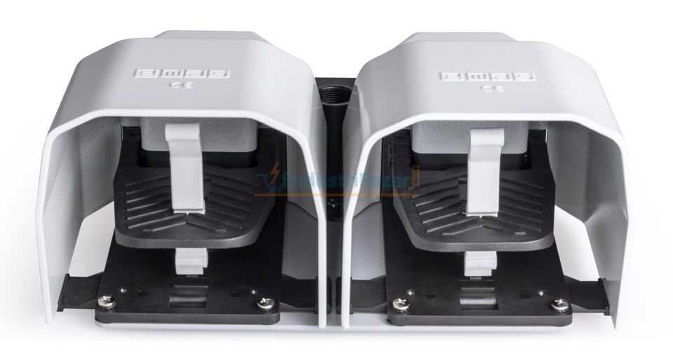 Ayak Korumalı Alüminyum Çift Pedal (2NA+2NK)+(2NA+2NK) PDKA22GG10G EMAS