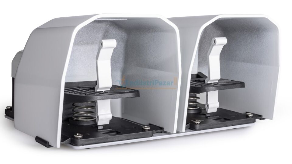 Ayak Korumalı Alüminyum Çift Pedal (2NA+2NK)+(2NA+2NK) PDKA22GG10G EMAS