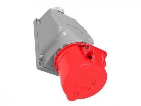 5*16A 380V EĞİK DUVAR PRİZİ CEE NORM 3P+E+N IP44 BC1-1505-2535 BEMİS