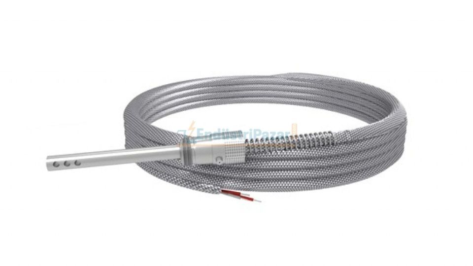 RTH-M06-L040-K05 DALMA BOYU 40MM TÜP ÇAPI 6MM 1/4*19`` KONNEKTÖRLÜ 5MT KABLOLU HAVA TİP BAYONET PT-100 EMKO