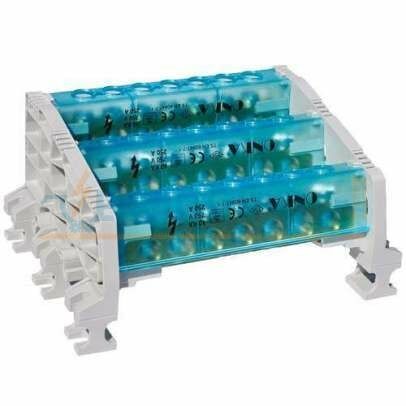 2/8 10 Delikli 250A 3 Kutup Dağıtıcı Ünite (Kapaklı Sistem) Yüksek Model 1080077 ONKA-2187
