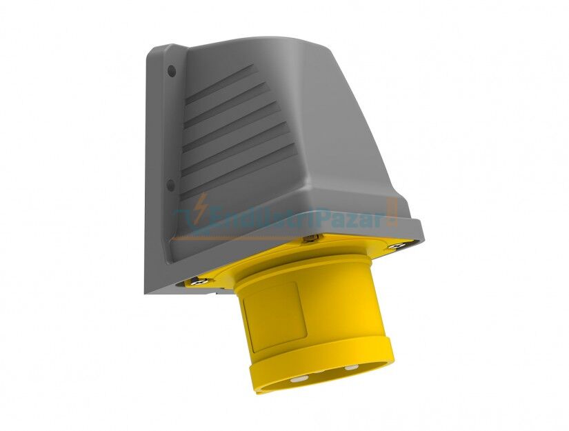 3*32A 110V 90° Eğik Duvar Fiş IP44 BC1-3303-2236 BEMİS