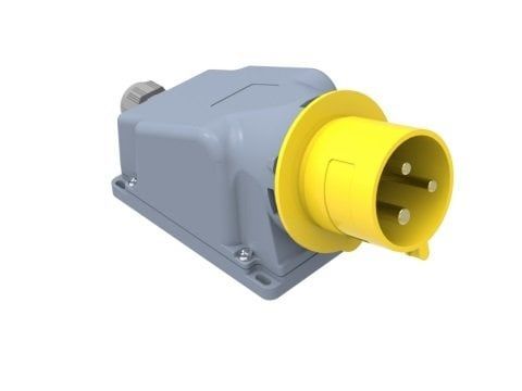 3*32A 110V EĞİK DUVAR FİŞİ CEE NORM 2P+E IP44 BC1-3303-2236 BEMİS