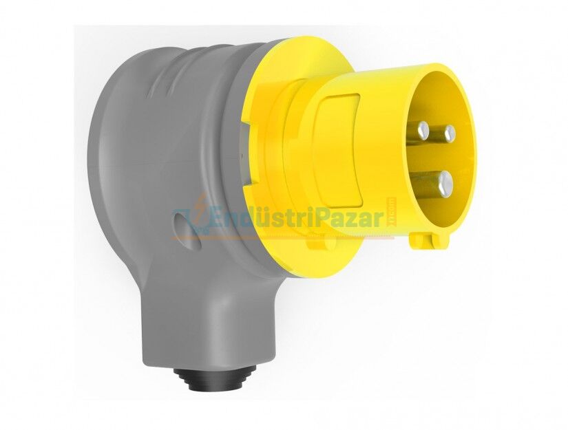 3*32A 110V 90° Eğik Döner Fiş IP44 BC1-3303-2130 BEMİS