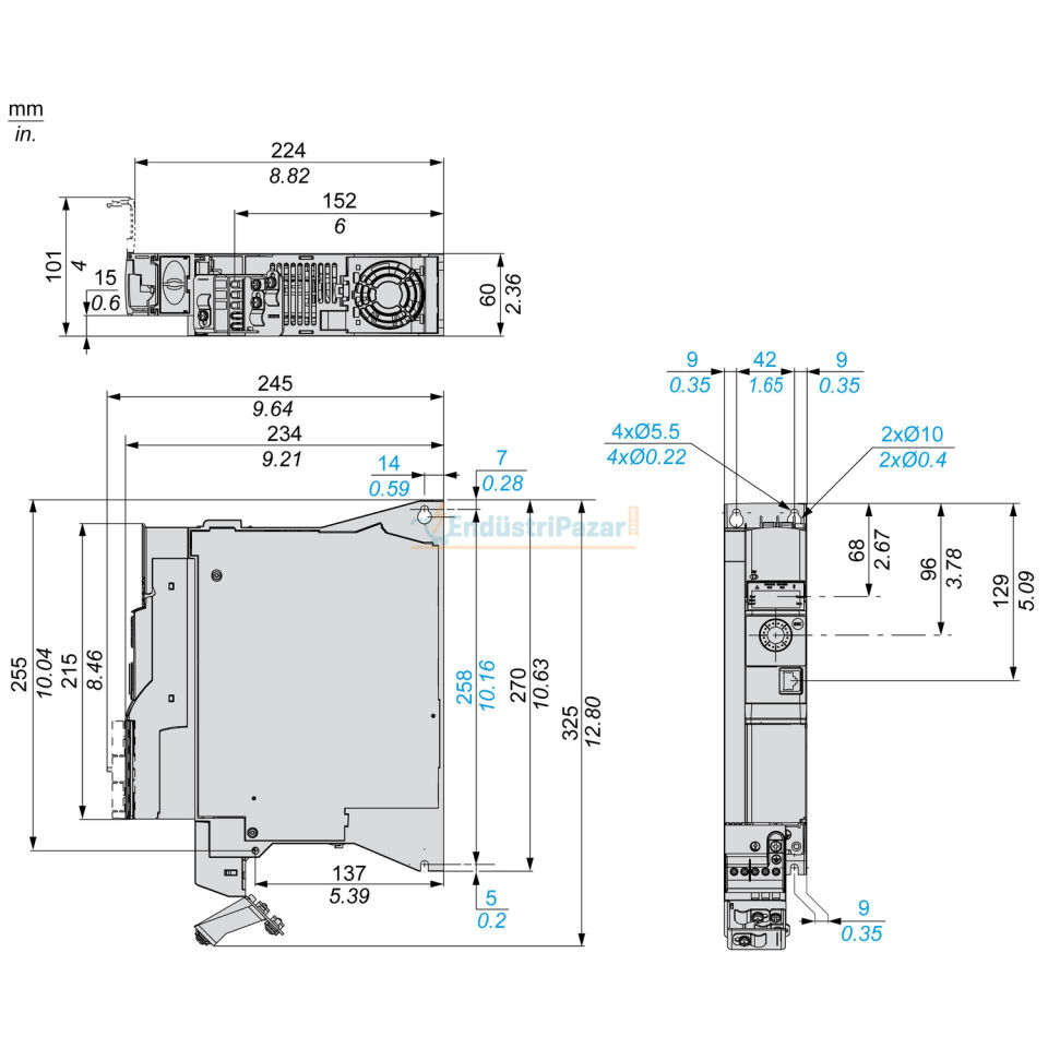 Hız Kontrol Cihazı 1,1kW ATV320U11M2B SCHNEİDER