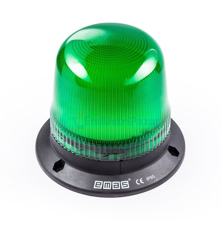 Led Tepe Lambası Yeşil 120mm 24V AC/DC IT120G024 EMAS