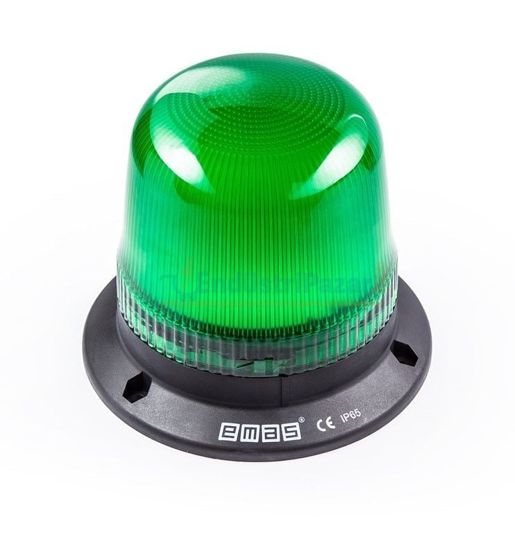 Led Tepe Lambası Yeşil 120mm 24V AC/DC IT120G024 EMAS