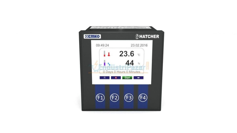 EGG-HATCHER.2.20.1.2EU.0/0.0.0.0 TFT LCD Ekran Kuluçka Kontrol Cihazı EMKO