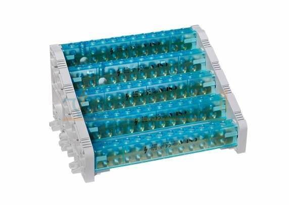 2/20 22 Delikli 250A 5 Kutup Dağıtıcı Ünite (Kapaklı Sistem) 1080085 ONKA-2195