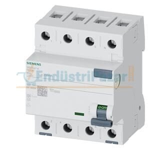 Kaçak Akım Koruma Rölesi, 4 Kutup, Tip A, 80A, 300mA, 400V  5SV3647-6 SİEMENS