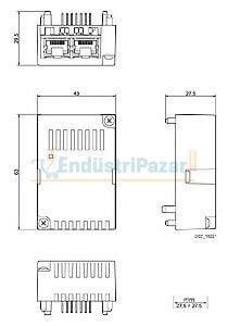 Profinet Haberleşme Modülü V3 Ethernet 7KM9300-0AE02-0AA0 SİEMENS