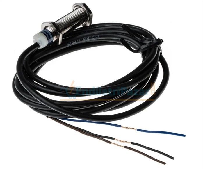 XS612B1PBL2 Telemecanique PNP NK M12 4mm Algılama 2m Kablolu Düz Kafa Endüktif Sensör XS612B1PBL2