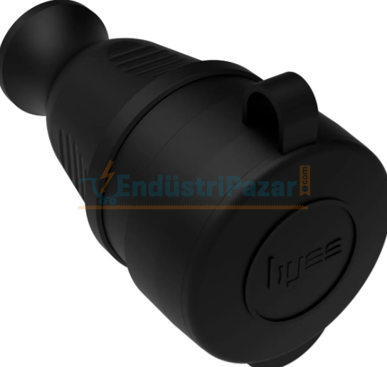 1*16A 220V Kauçuk Uzatma Priz IP44 BY10-102 BYES