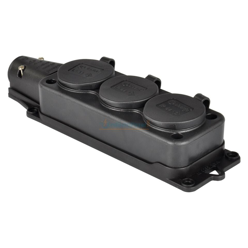 1*16A Kauçuk Üçlü Grup Priz 3101-308-0300 TP