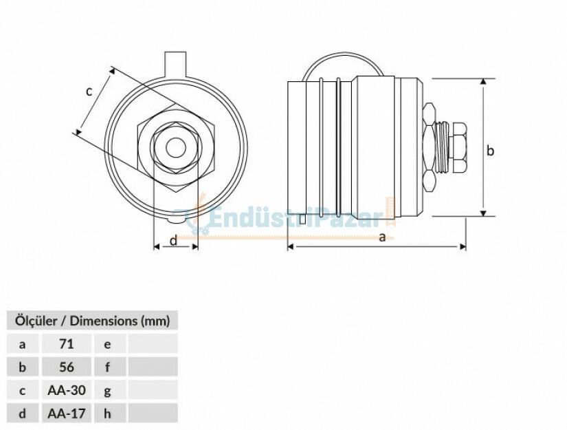 50*150mm2 400A Makine Priz IP55 Kauçuk Ark Kaynak BK4-9501-2410 BEMİS