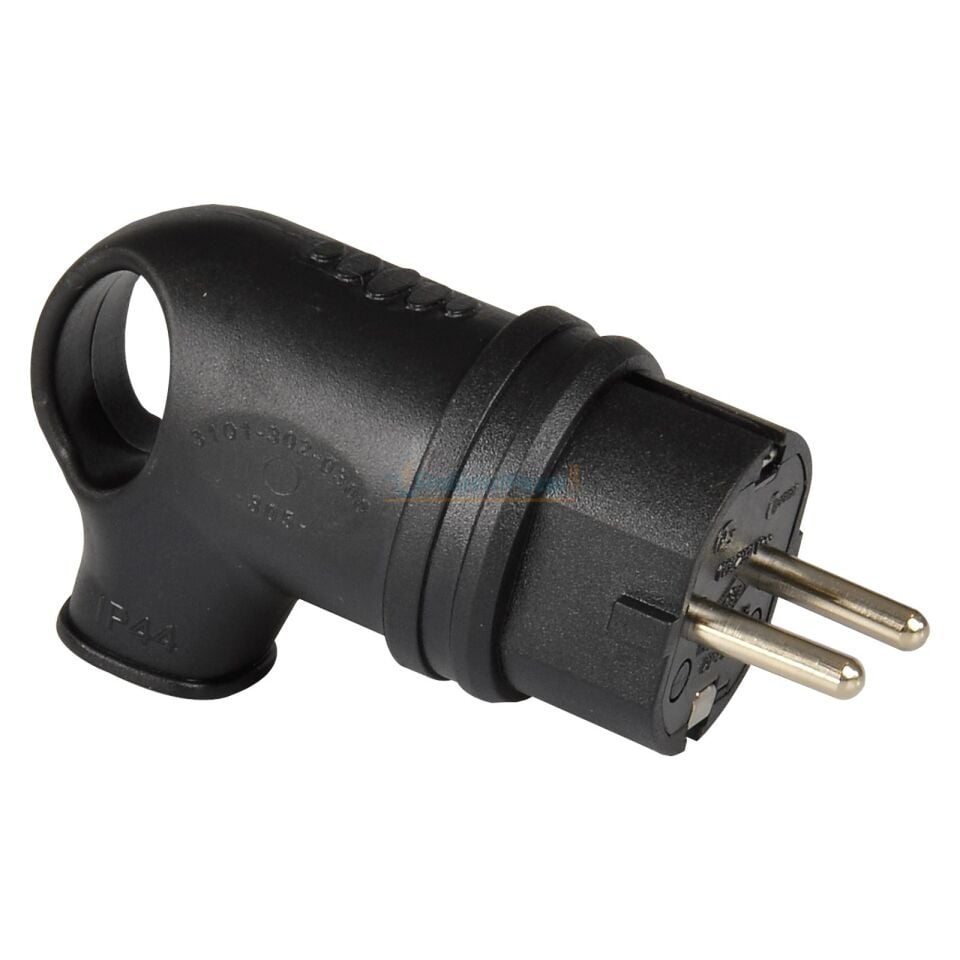1*16A Kauçuk Eğik Fiş 3101-302-0300 TP
