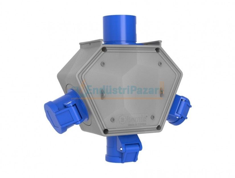 CEE Norm 3 Adet 3*16A + 1 Adet 3*32A Fişli Box IP44 BX1-1222-0000 BEMİS