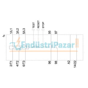 2,2-3,2A Termik Röle 3RU2116-1DB1 SİEMENS