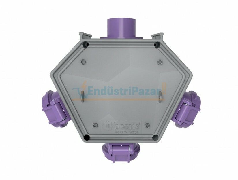 CEE Norm 3Adet 3*16A 24V + 1Adet 3*16A 24V Fişli Box IP44 BX1-LLLL-0000 BEMİS