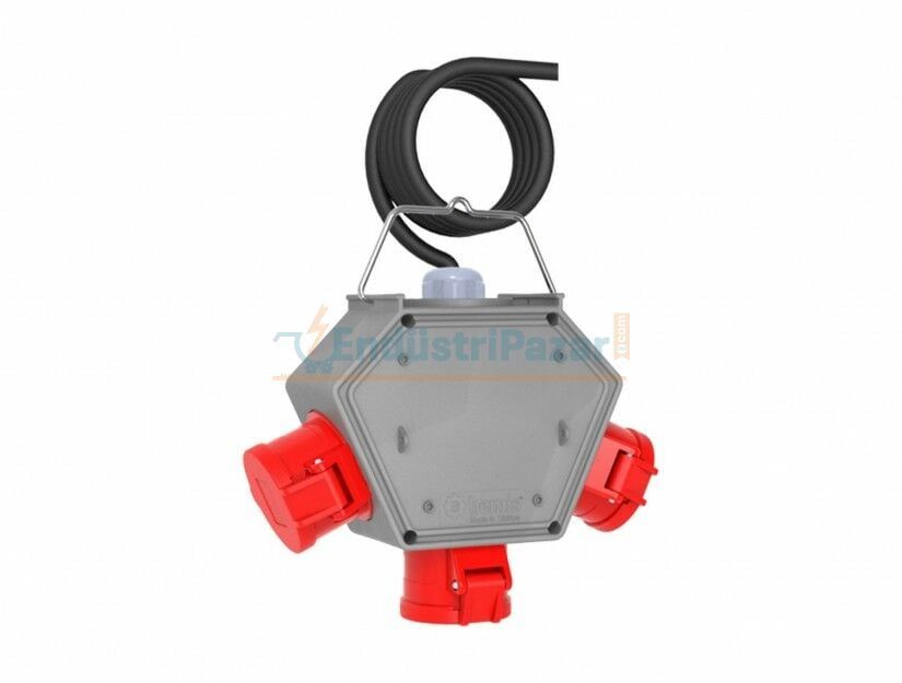CEE Norm 3Adet 5*32A + 1 Adet 1.5mt Kablolu Box IP44 BX1K0777-0000 BEMİS