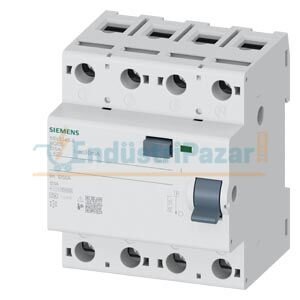 Kaçak Akım Koruma Rölesi, 4 Kutup, Tip A, 125A, 30mA, 400V 5SV3345-6 SİEMENS