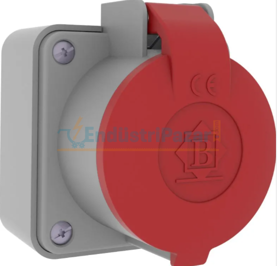 3*32A 380V Plastik Duvar Priz IP44 BY10-210 BYES