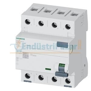 Kaçak Akım Koruma Rölesi, 4 Kutup, Tip A, 40A, 30mA, 400V 5SV3344-6 SİEMENS
