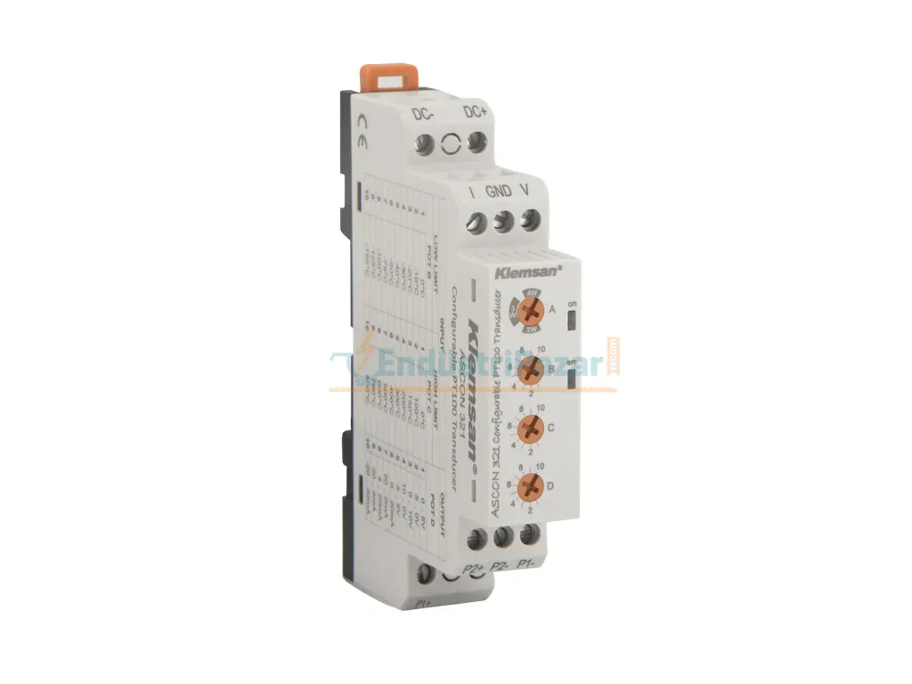 ASCON321  Ayarlanabilir PT100 Transdüser 602310 KLEMSAN