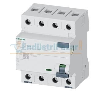 Kaçak Akım Koruma Rölesi, 4 Kutup, Tip A, 80A, 30mA, 400V 5SV3347-6 SİEMENS