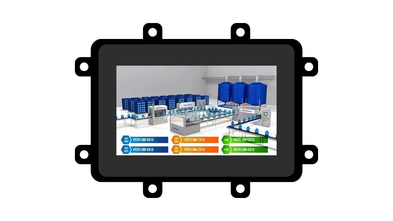 Proop.Glass-7L_R 7`` TFT Dokunmatik Operatör Paneli Proop Glass Serisi EMKO