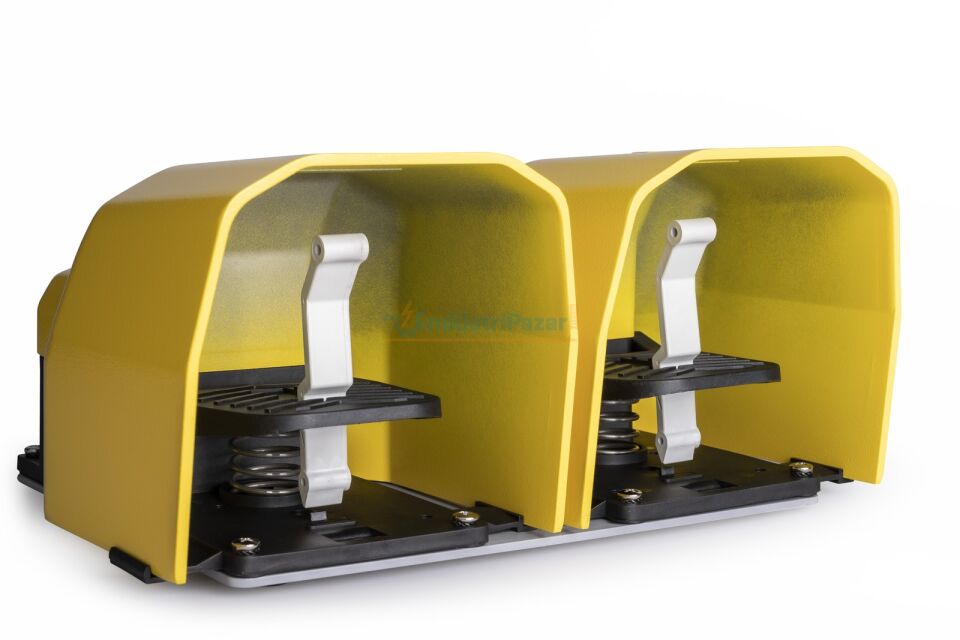 Ayak Korumalı Alüminyum Çift Pedal (1NA+1NK)+(1NA+1NK) PDKA22BB10 EMAS