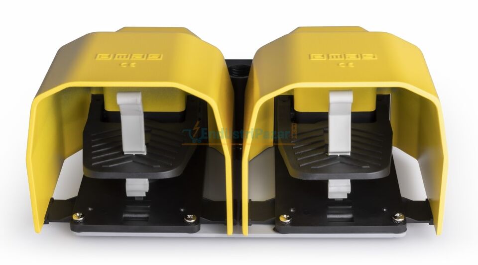 Ayak Korumalı Alüminyum Çift Pedal (1NA+1NK)+(2NA+2NK) PDKA22BG20 EMAS