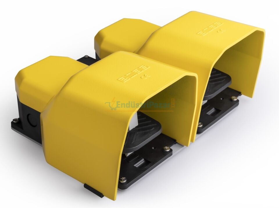 Ayak Korumalı Alüminyum Çift Pedal (2NA+2NK)+(2NA+2NK) PDKA22GG20 EMAS
