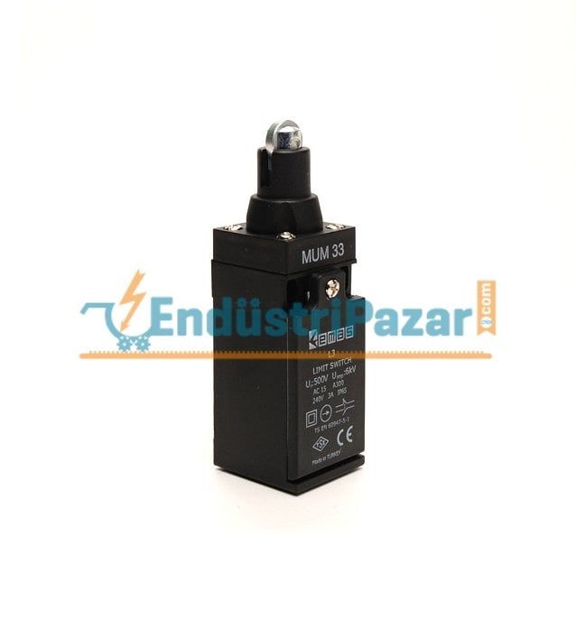 L3K13MUM331 DOĞRUSAL HAREKETLİ 13 MM METAL MAKARALI PİM SINIR ŞALTERİ EMAS