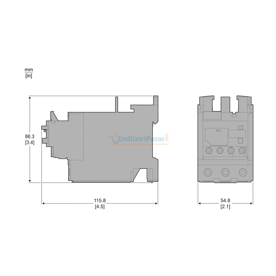 30-40A Termik Röle LRD340 SCHNEİDER
