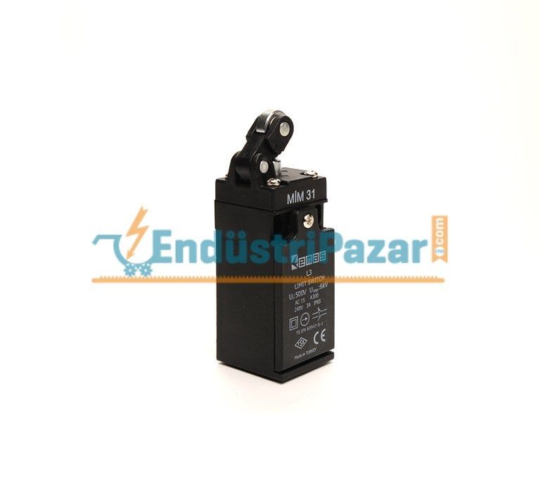 L3K13MİM311 AÇISAL HAREKETLİ 14 MM METAL MAKARALI KOL SINIR ŞALTERİ EMAS