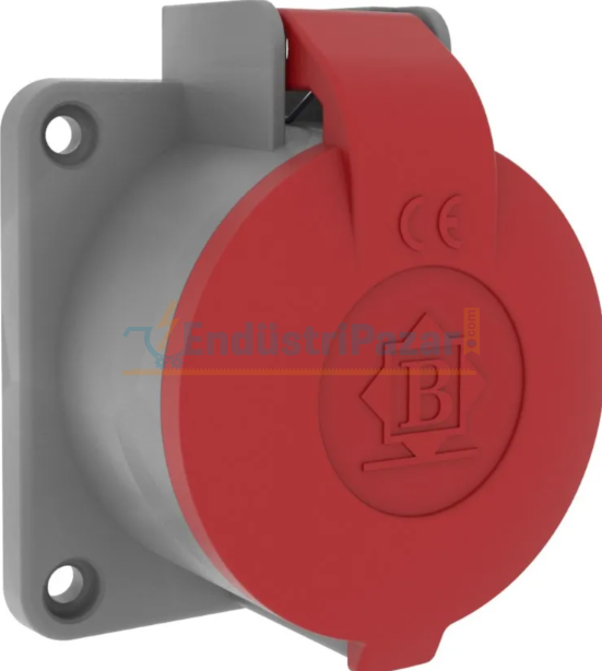 3*25A 380V Makine Priz (Plastik) IP44 BY10-314 BYES