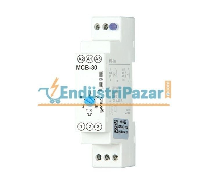 MCB-30 2-30 SANİYE ZAMAN RÖLESİ ENTES